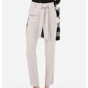 Express High Waisted Paperbag Ankle Pant
